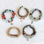 BITEFU Artistic ceramic double-layer bracelet ethnic style ancient style multi-layer bracelet