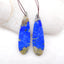 Natural Lapis Lazuli Earring Beads 49X14X5mm, 12.2g