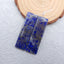 Natural Lapis Lazuli  Earring Beads 36X11X4mm, 8.9g