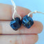 Natural Garnet Earring Beads 12x10x3mm, 1.4g