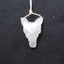 Natural Rose Quartz Carved wolf head Pendant Bead 28x20x10mm, 5.3g