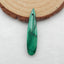 Natural Malachite Pendant Bead 36x8x5mm, 3.3g