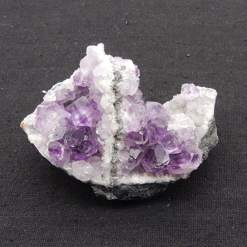 Natural Amethyst Rough Stone Specimen,Purple Raw Rough Crystal Specimen, Mineral Specimen, 82x61x52mm,206.5g