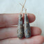 Natural Mushroom Jasper Earring Beads 28x8mm, 5.4g