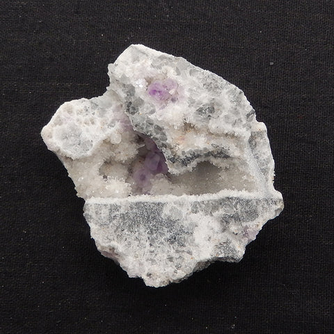 Natural Amethyst Rough Stone Specimen,Purple Raw Rough Crystal Specimen, Mineral Specimen, 76x70x30mm,113.1g