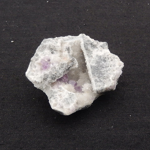 Natural Amethyst Rough Stone Specimen,Purple Raw Rough Crystal Specimen, Mineral Specimen, 76x70x30mm,113.1g