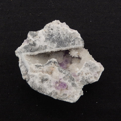 Natural Amethyst Rough Stone Specimen,Purple Raw Rough Crystal Specimen, Mineral Specimen, 76x70x30mm,113.1g