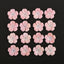 BITEFU 1Pair Carved Natural Pink Shell Flower , Queen Conch Shell Beads, Popular Pink Flower Beads, 3.4g