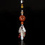 Red Agate Car Charm Tassel Car Pendant Lucky Gemstone Charms