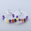 Handmade Natural Gemstone Unique Jewelry Gift, Colorful Bracelet, 18cm, 5/10mm, 26g