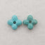 Natural Turquoise Four Leaf Clover Gemstone Earring Beads, Jewelry DIY Making, 5×2mm,,0.1g