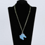 1 Strand 30 Inch Carved Opalite Horse Head Gemstone Pendant Adjustable Necklace, Unique Jewelry, 38x41x10mm, 27g