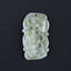 Natural Jade Carved figurine Pendant Bead 40*31*13mm, 24.2g