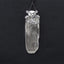 New! Natural Crystal Gemstone 925 Sterling Silver Panther Pendant, panther Jewelry, 67x63x19mm, 39.2g