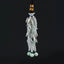 Animal Tooth Shaped Beads Green Jade Car Charm Tassel Car Pendant