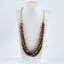 1 Strand 14-33 Inch Natural Multi-Color Picasso Jasper Gemstone Necklace,Adjustable Necklace, 8x6mm,3x3mm,127.7g