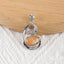 New Arrival!Handmade Jewelry Sterling Silver 925 Yellow Quartz Pendant,30×18×6mm,4.3g