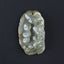 Natural Jade Carved figurine Pendant Bead 40*31*13mm, 24.2g