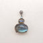 Silver Accessories! Natural Labradorite Gemstone With Silver 925 Pendant, Popular Gemstone Pendant , 27x20x10mm, 7.8g