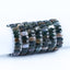 Natural Moss Agate Bracelet 15*10*6mm, 20cm length, 33.2g