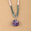 Natural Amethyst, Chrysocolla, Rose Quartz Pendant Beads for Necklace