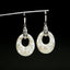 Natural M.O.P Earrings with 925 Sterling Silver Accessory 22x18x5mm, 5.6g