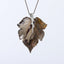 New Natural Chohua Jasper Handcarved Leaf Pendant,925 Sterling Silver Pinch Bail,59x43x8mm,21g