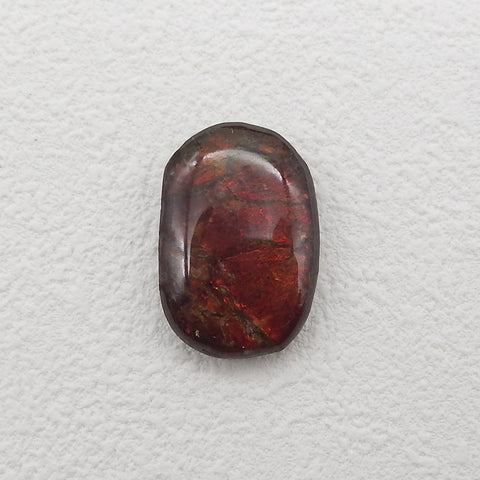 New! Natural Ammolite Gemstone Cabochon,Semi Precious Gemstones for Jewelry Making,22x14x5mm,2.9g