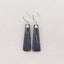 Natural Stone Lapis Lazuli, Labradorite Intarsia Earrings With 925 Sterling Silver, 30x9x5mm, 5.7g