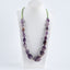 1 Strand 32 Inch Natural Amethyst Gemstone Necklace, Adjustable Necklace, 34x26x19mm,17x13x13mm,142g