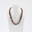 New Arrival! Hand-Woven, Natural Multi-Color Picasso Jasper Rectangle Necklace, Adjustable Necklace. 16.5 Inch, 14x10x7mm,54g