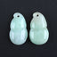 Natural Jade Carved figurine Pendant Bead 40*31*13mm, 24.2g