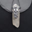 New! Natural Crystal Gemstone 925 Sterling Silver Angel Pendant, Angel Jewelry, 60x26x21mm, 32.4g