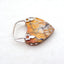 Natural Red Creek Jasper Carved handbag Pendant with 925 Silver Accessory 41x29x10mm, 12g