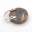 Natural Ocean Jasper Carved handbag Pendant with 925 Silver Jewelry 39x30x9mm, 17g