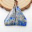 Natural Lapis Lazuli Earring Beads  35x15x4mm, 7.9g