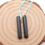 Natural Obsidian Earring Beads 28*4*4mm, 2.3g