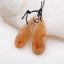 Natural Indonesian Coral Earring Beads 38X14X4mm, 6g