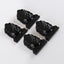 BITEFU Carved Natural Obsidian Buddha Head Gemstone Pendant Bead,15g