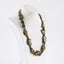 New Arrival! Raw Gemstone Necklaces, Natural Turquoise And Blue Opal Gemstone Necklaces, 20 Inch, 37x22x8mm, 6x4x1mm, 86.8g