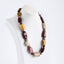 Natural Mookaite Jasper Gemstone Necklace, Handmade Jewelry, 1 Strand, 18 Inch, 30x20x10mm, 9x8mm,117.3g