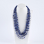 New Arrival! Natural Lapis Lazuli Necklace, Lapis LazuliBead Strands Handmade Gemstones,7 Strand, 22 Inch,5×4×1mm,15×7×3mm,85g