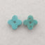 Natural Turquoise Four Leaf Clover Gemstone Earring Beads, Jewelry DIY Making, 5×2mm,,0.1g