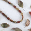 Hand-Woven,1 Strand 20 Inch Natural Multi-Color Picasso Jasper Gemstone Necklace,14x10x7mm,6x3mm,54g