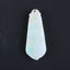 Natural Jade Carved figurine Pendant Bead 40*31*13mm, 24.2g