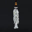 Leaf Shaped Beads Green Jade Car Charm Tassel Car Pendant