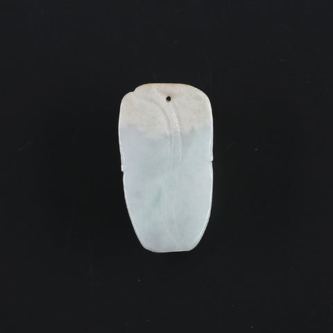 Natural Jadeite Jade Cicada Pendant, Drilled Gemstone Pendant,Gemstone Carving For Jewelry DIY Making Charm Gift Accessories,40×22×13mm,19.4g