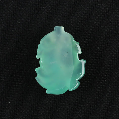 Hand Carved  AAA Grade Natural Chrysoprase Fish Gemstone Cabochon(Can be Drilled) For Gemstone Jewelry Design ,Unique Gift,28×22×9mm,6.2g