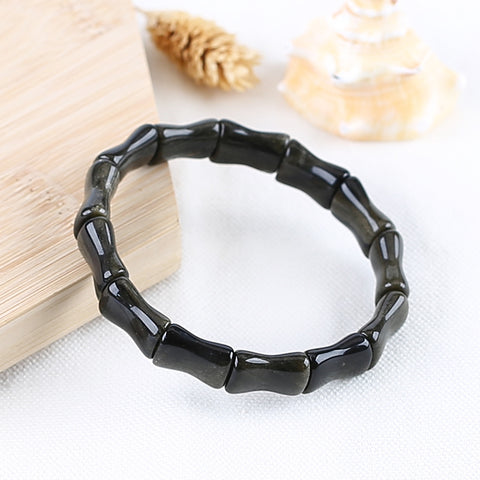 Gold Obsidian Bracelet 17*11*8mm, 21cm length, 26.5g