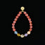 Handmade Natural Gemstone Unique Colorful Jewelry Gift Bracelet 17cm, 8mm, 16.9g